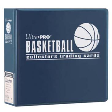 3 Ring Binder Basketball Album / Folder Blue / Black - Colour: Blue