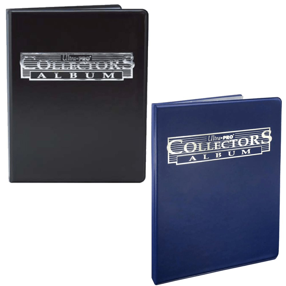4-Pocket Black / Blue Collectors Portfolio