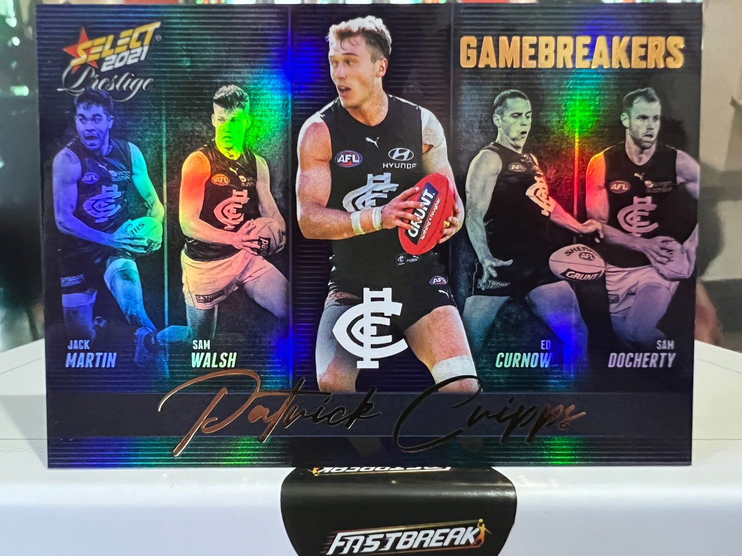 Patrick Cripps - Carlton - 2021 - Prestige - Gamebreakers -