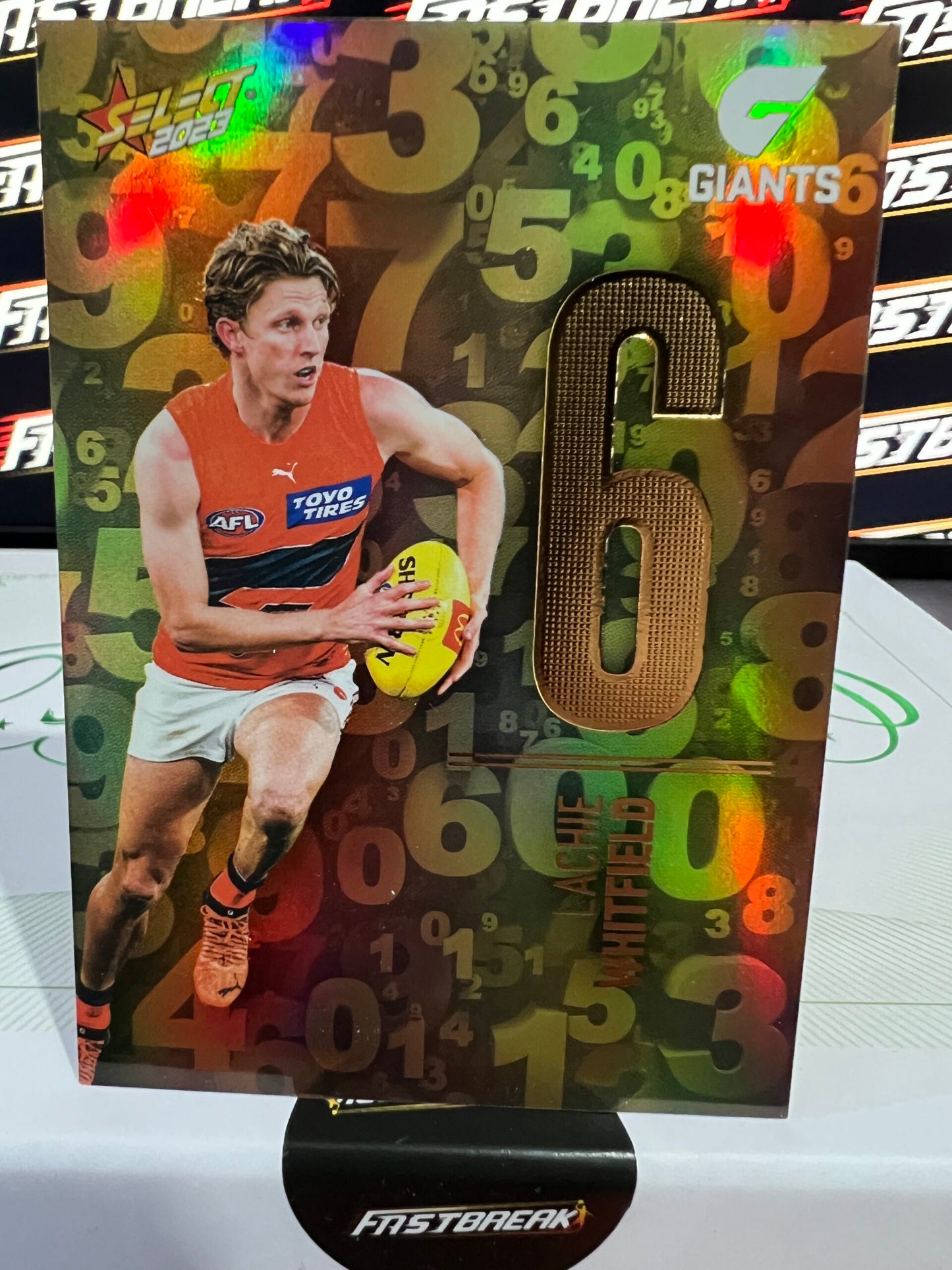 Lachie Whitfield - GWS - 2023 - Footy Stars - Numbers - 72/255