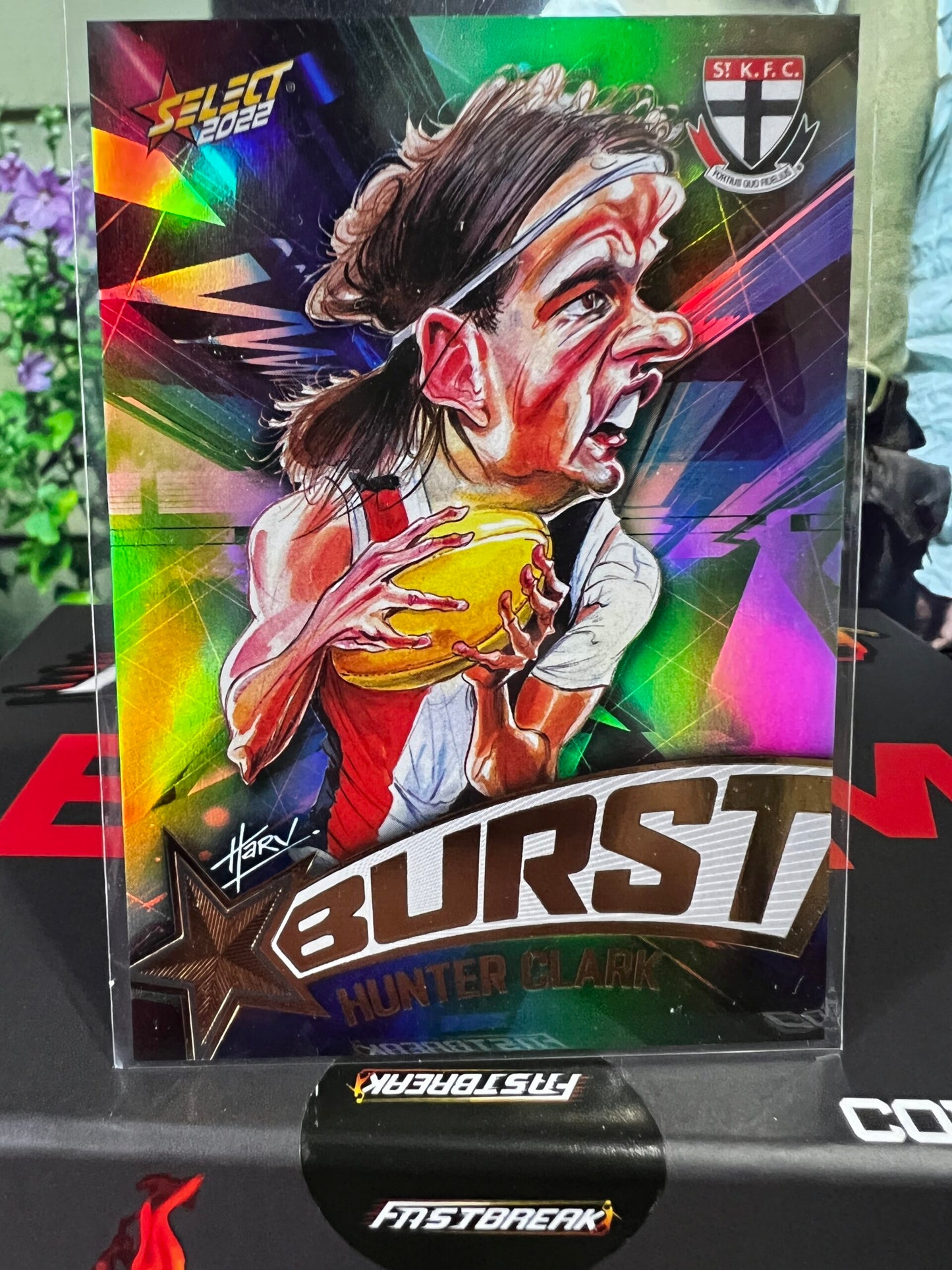 Hunter Clark - St Kilda - 2022 - Footy Stars - Starter Pack Burst -