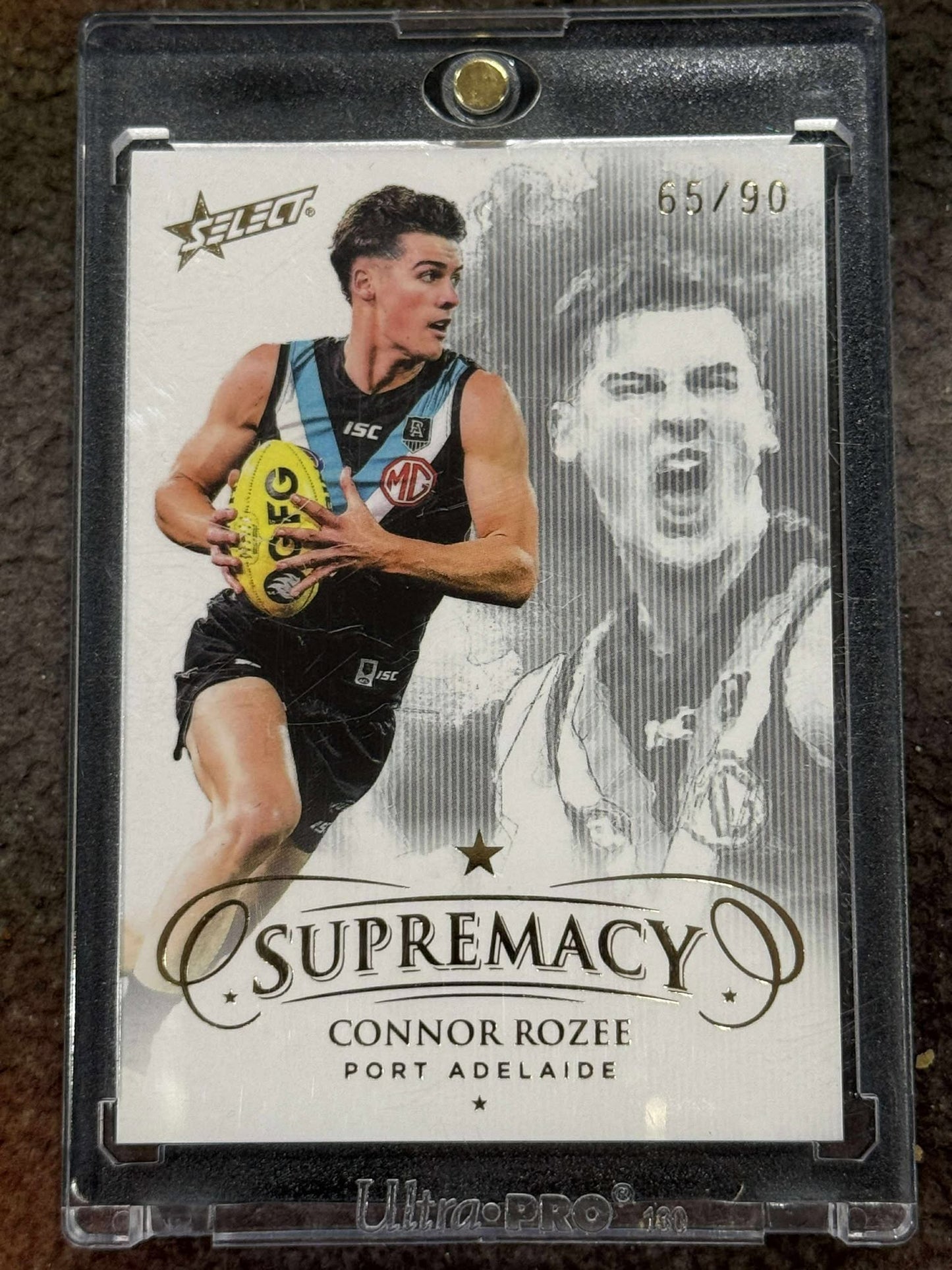 Connor Rozee Port Adelaide 2021 Supremacy Gold Base 65/90