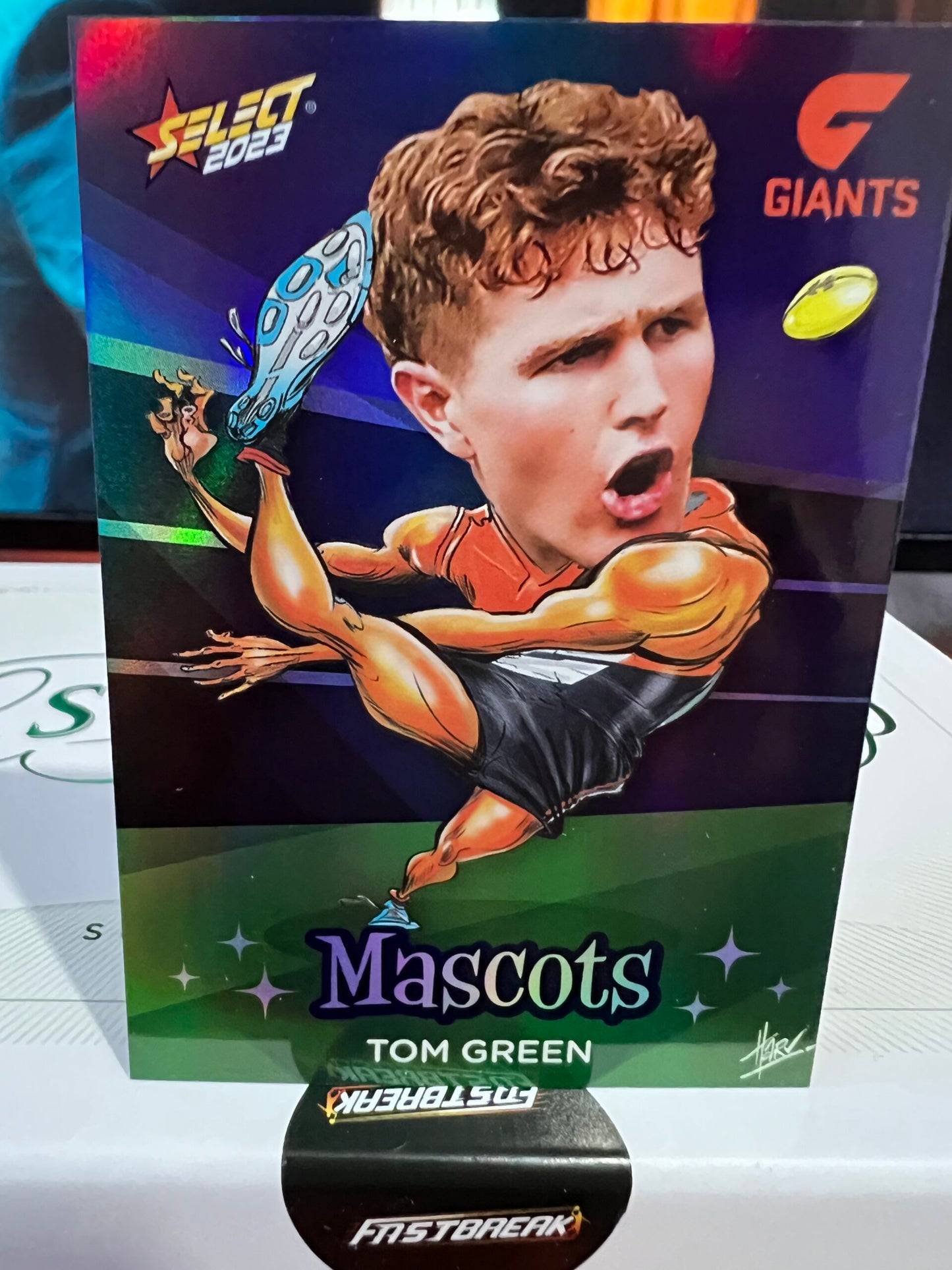 Tom Green - GWS - 2023 - Footy Stars - Mascots -