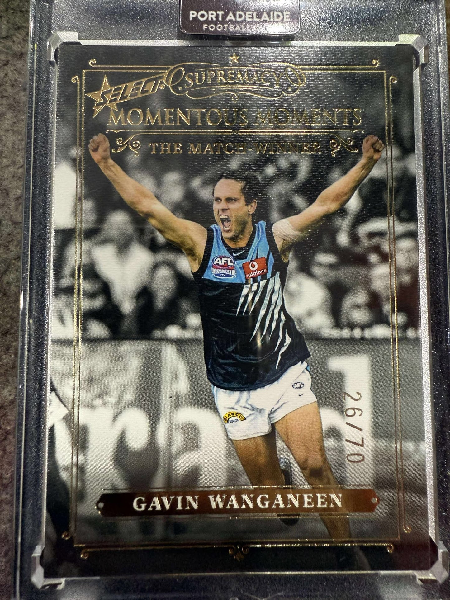 Gavin Wanganeen Port Adelaide 2021 Supremacy Momentous Moments 26/70