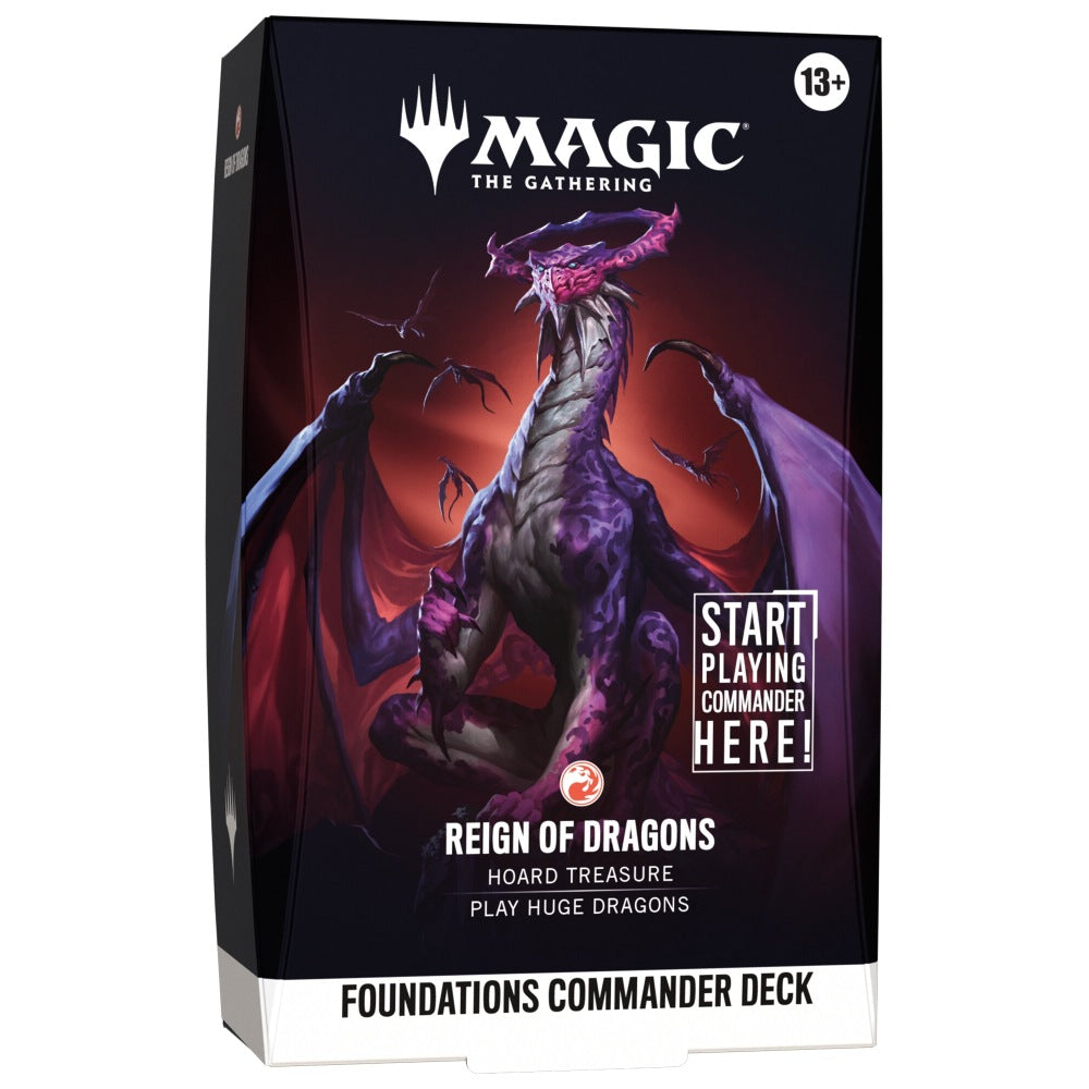 Magic Foundations - Starter Commander Deck Display One deck