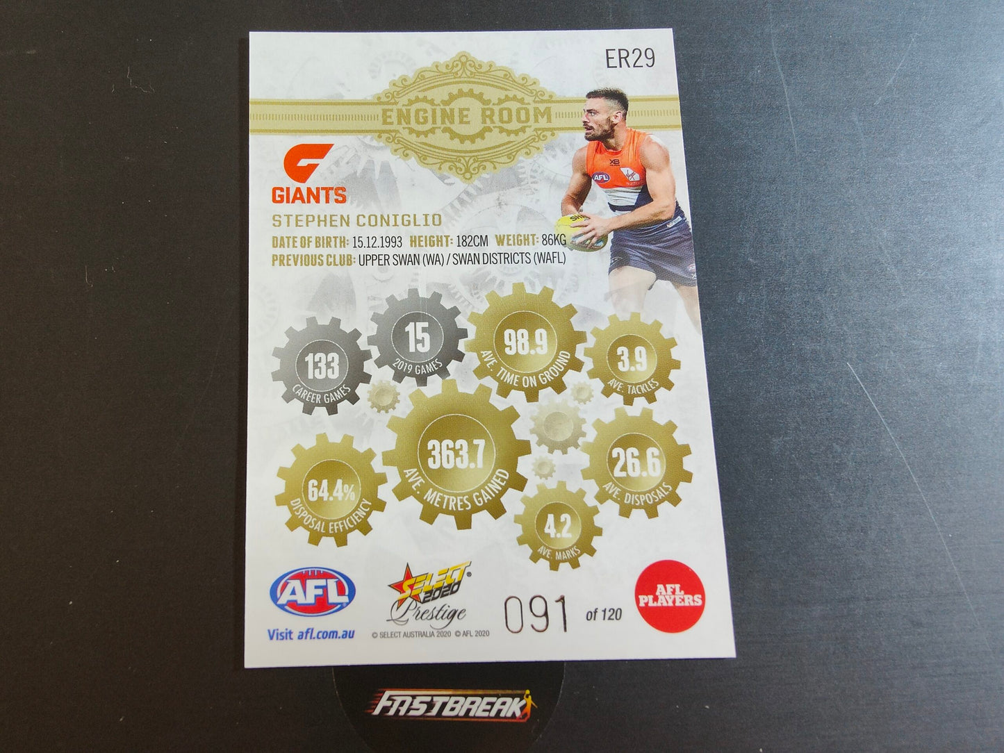 Stephen Coniglio - GWS - 2020 - Prestige - Engine Room - 91/120