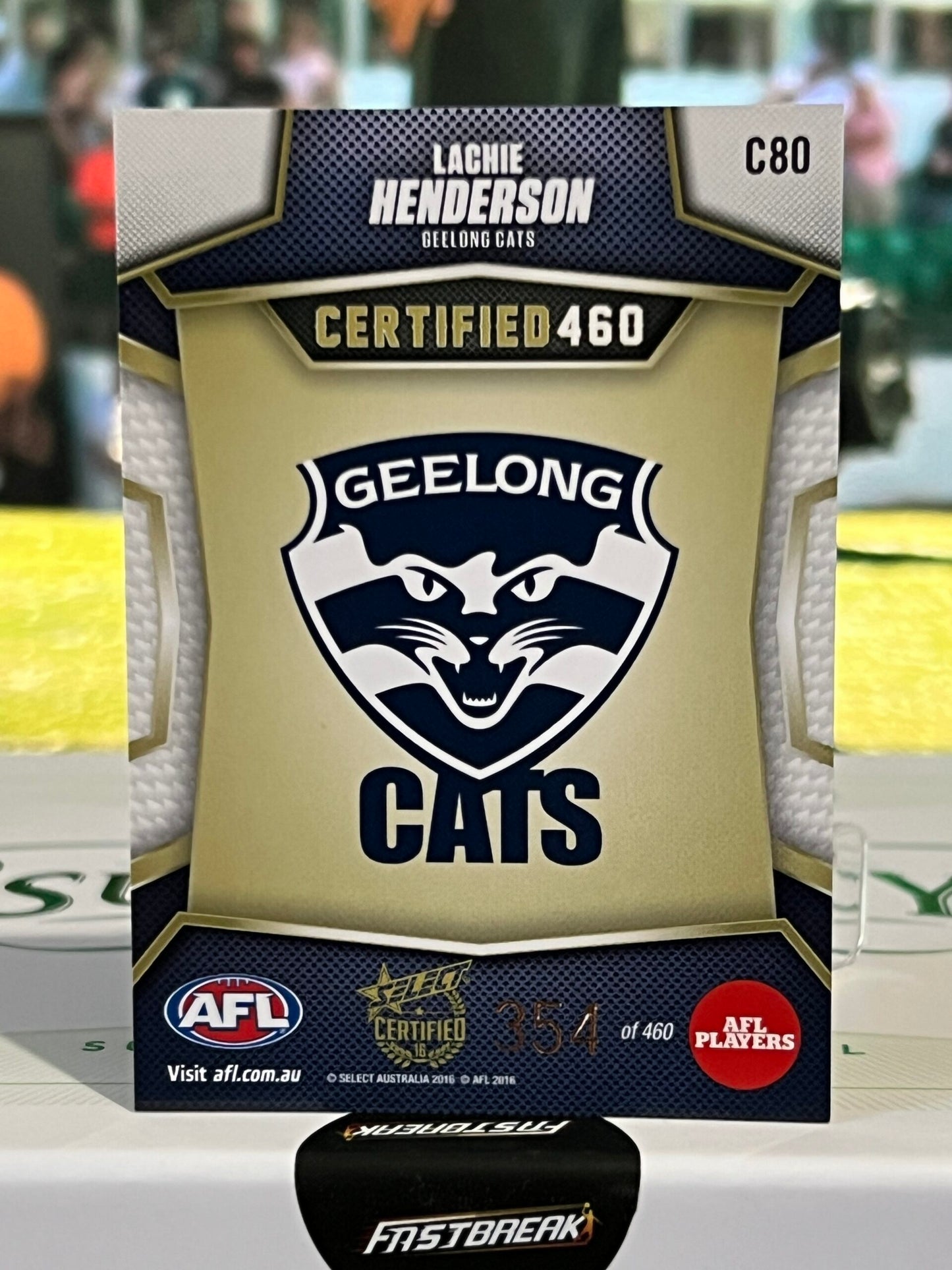 Lachie Henderson - Geelong - 2016 - Certified - 460 Paralell - 354/460