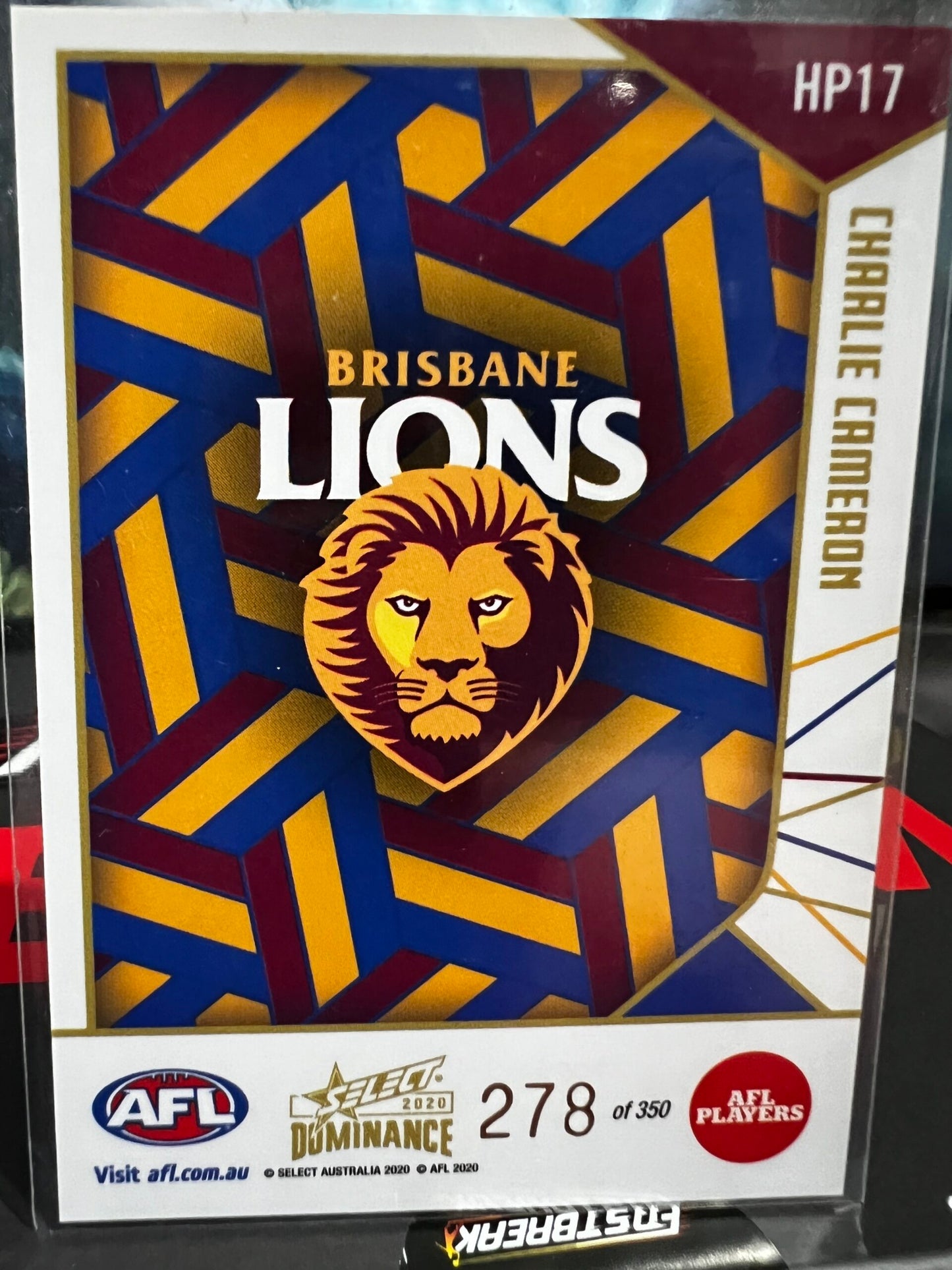 Charlie Cameron - Brisbane - 2020 - Dominance - Holofoil - 278/350