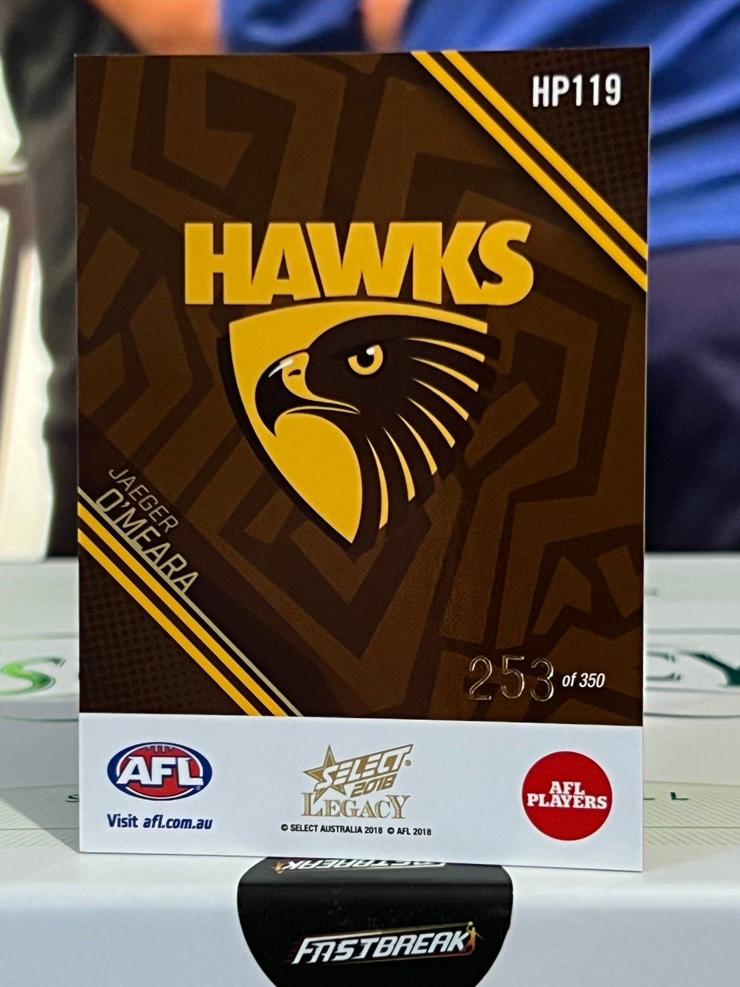 Jaeger Omeara - Hawthorn - 2018 - Legacy - Holographic Paralell - 252/350