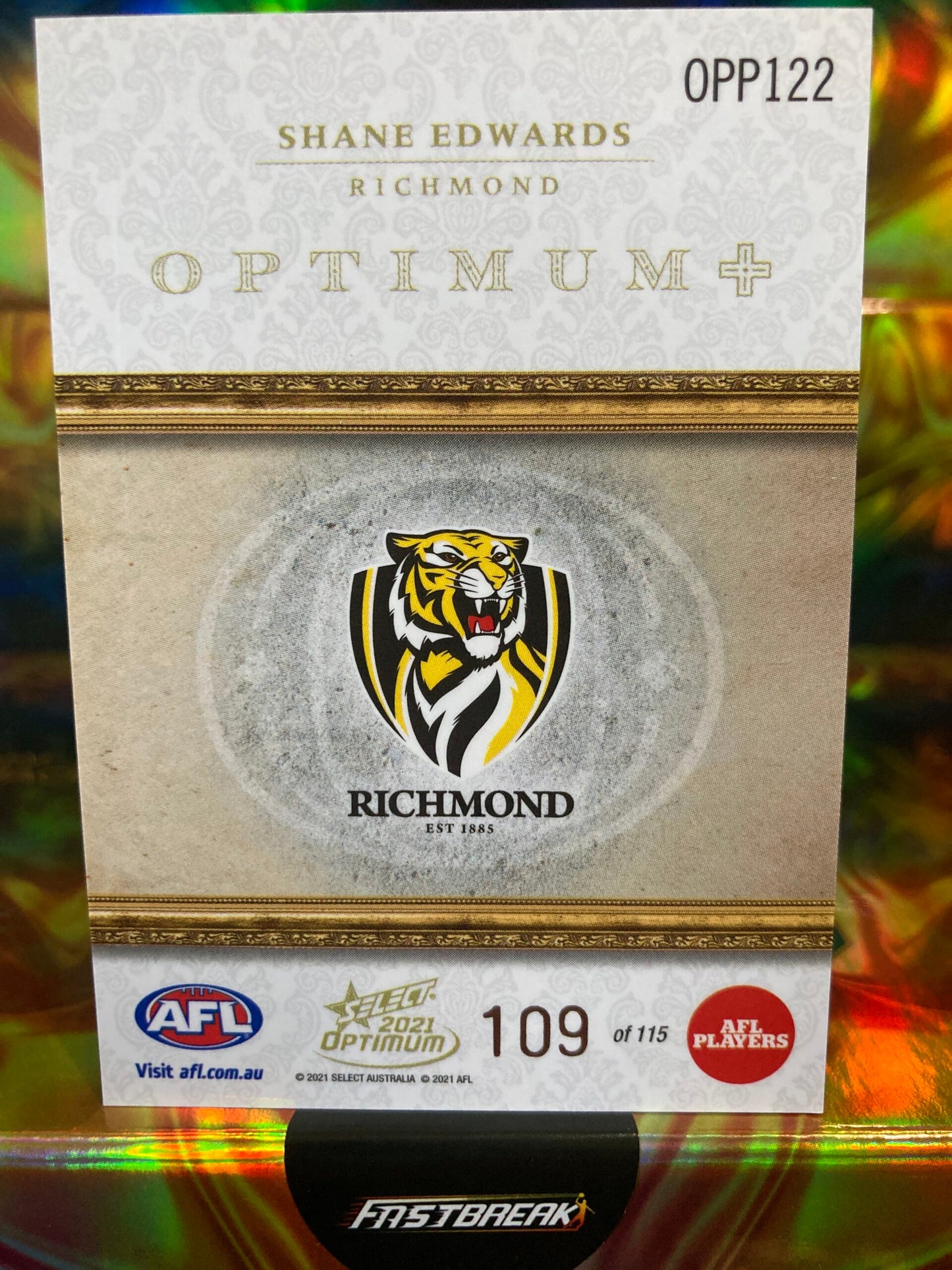 Shane Edwards - Richmond - 2021 - Optimum - Optimum + Paralell - 109/115