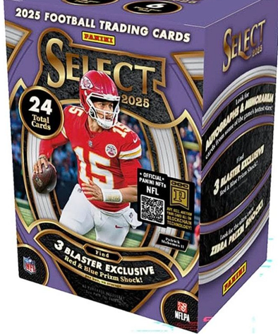 Panini Select 2025 NFL Football Trading Card Blaster