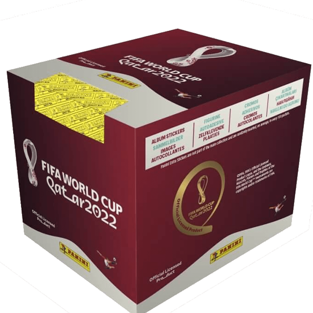 Soccer 2022 FIFA World Cup Qatar Sticker Collection box