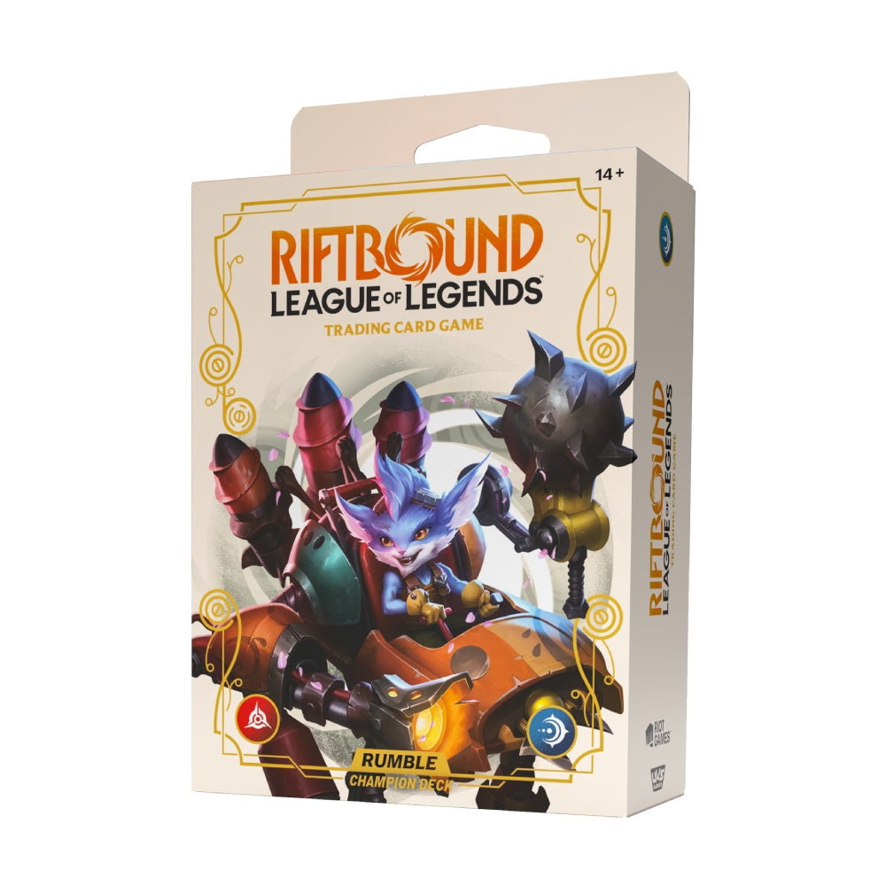 Riftbound: League of Legends TCG Spiritforged CHAMPION DECKS - Name: Rumble