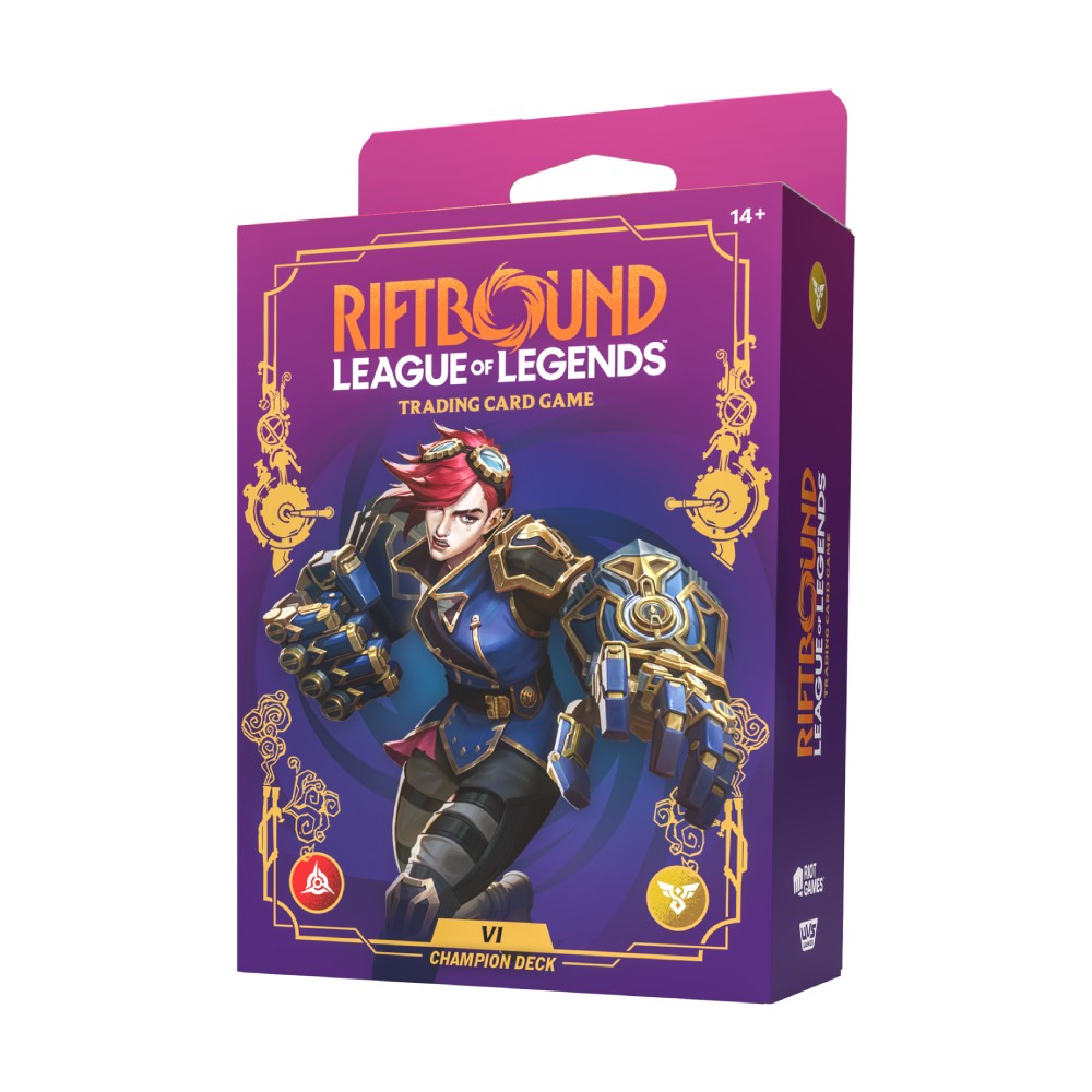 Riftbound: League of Legends TCG – Champion Deck Display – Unleashed Vex/VI - Name: VI