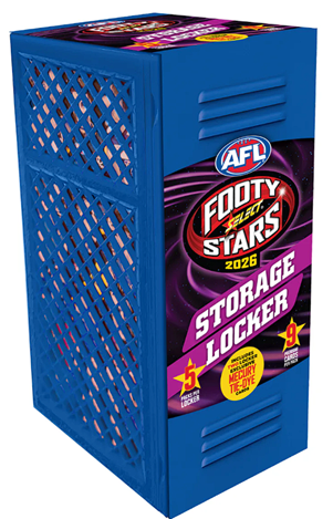 AFL 2026 Footy Cards Storage Locker + 5 Packs + Bonus