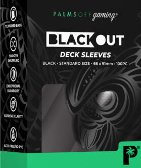 Blackout Deck Sleeves - Standard Size - Colour: black