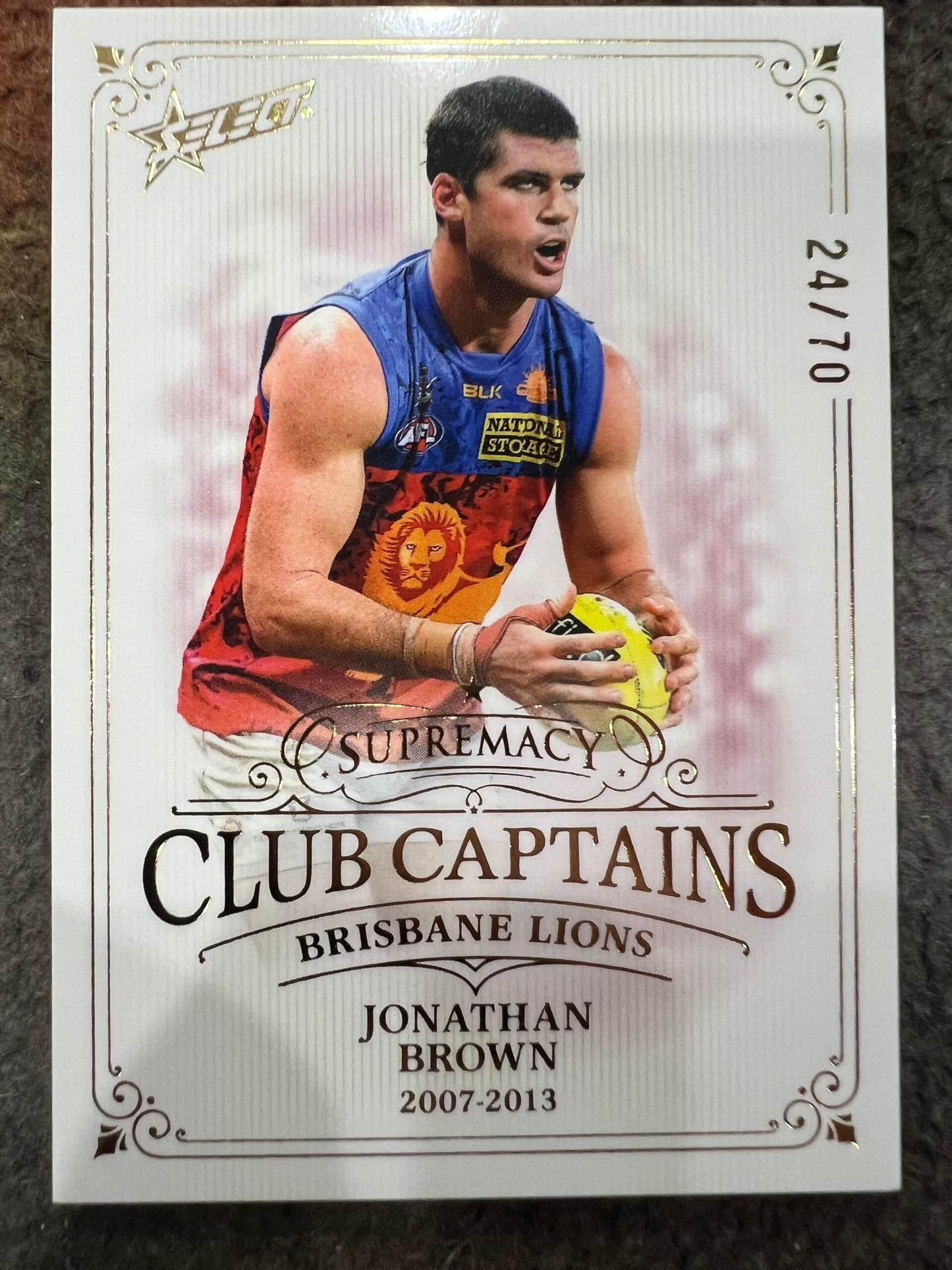 Jonathan Brown - Brisbane - 2024 - Supremacy - CLUB CAPTAIN - 24/70