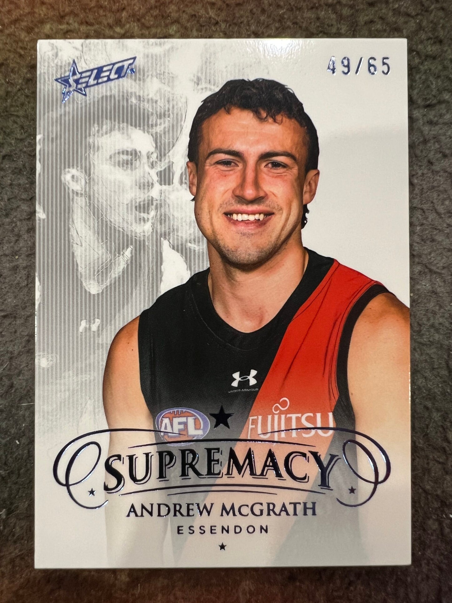 Andrew McGrath - Essendon - 2024 - Supremacy - BLUE PORTRAIT - 49/65