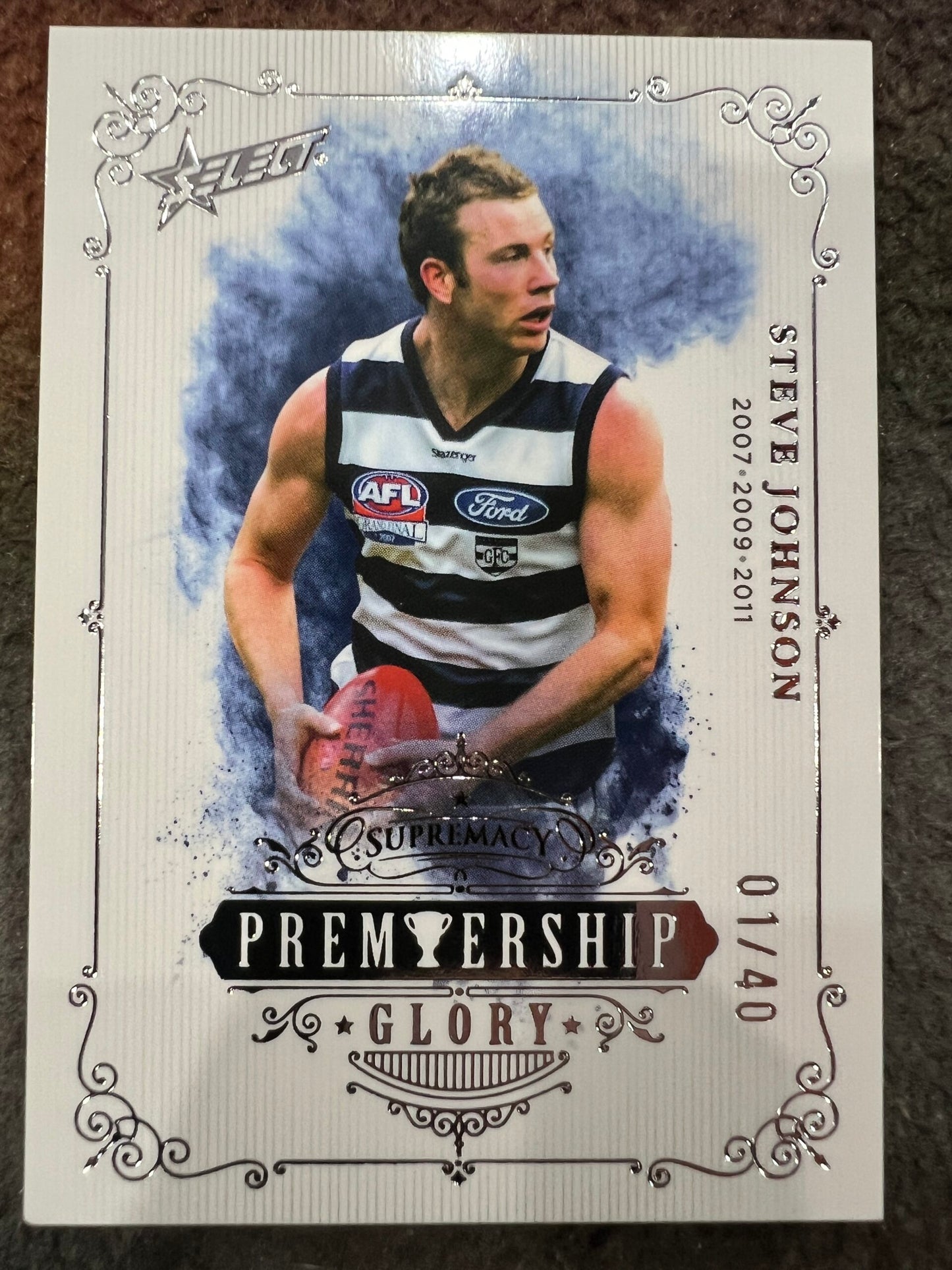 Steve Johnson - Geelong - 2024 - Supremacy - PREMIERSHIP GLORY - 01/40