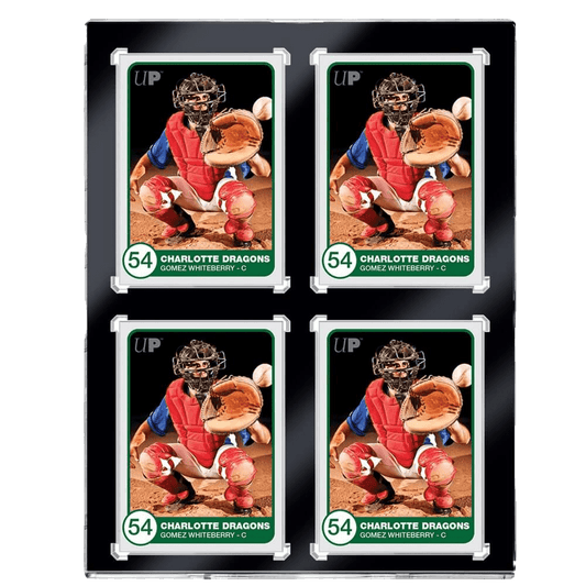 ULTRA PRO ONE TOUCH - 4-card Black Border 130pt Magnetic Closure