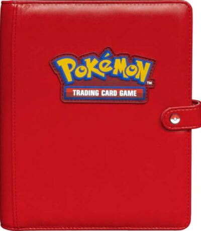 ULTRA PRO Pokémon Premium Red Snap Binder
