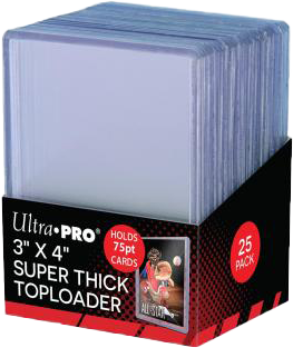 Ultra Pro 75pt Super Thick Toploader 25pk