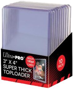 Ultra Pro 180pt Super Thick Toploader 10pk