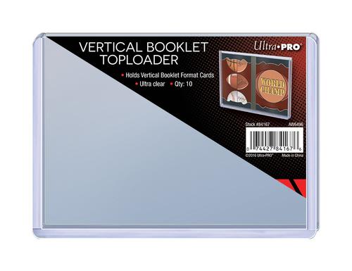 Vertical Booklet Card Toploaders 10pk