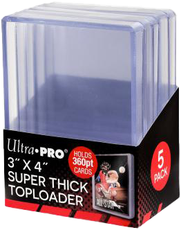 Ultra Pro 360pt Super Thick Toploader 5pk