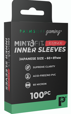 MintFit Inner Sleeves - Japanese Mini Size - 100pc