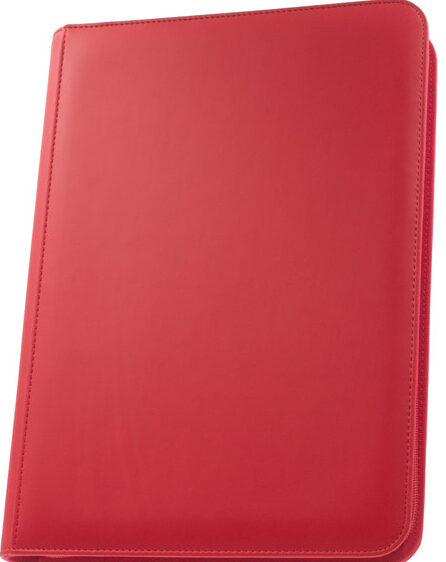 STEALTH 9 Pocket Zip Trading Card Binder - RED