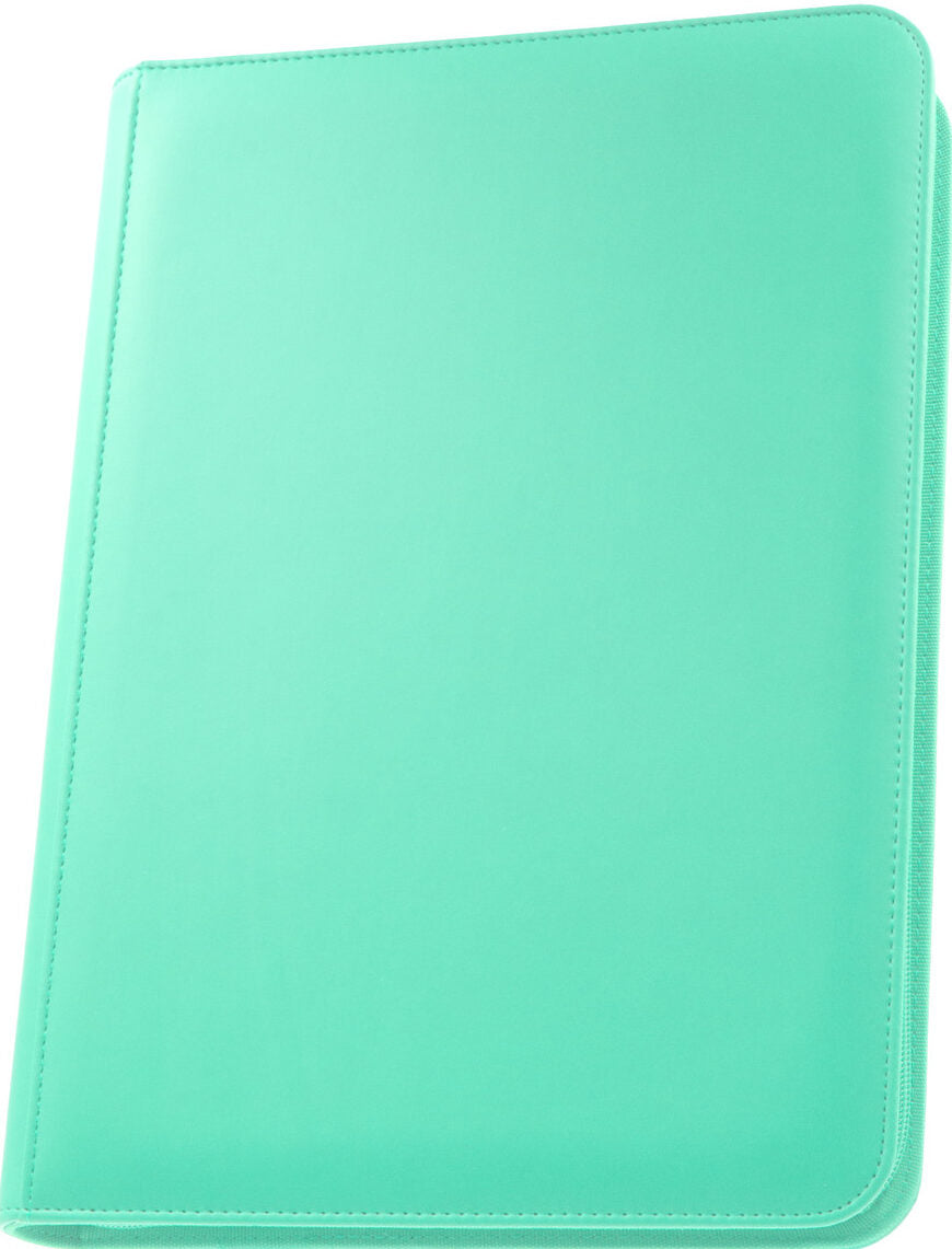 STEALTH 9 Pocket Zip Trading Card Binder - Turquoise