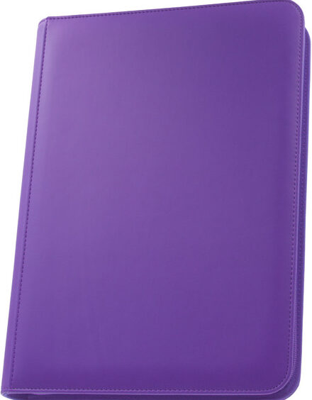 STEALTH 9 Pocket Zip Trading Card Binder - PURPLE