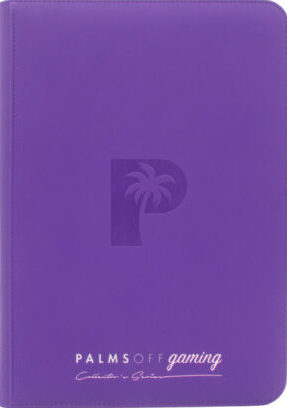 Collector's Series TOP LOADER Zip Binder 216 - COLOUR: Purple