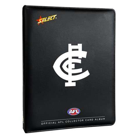 AFL Folder Carlton Blues Collector Card Album