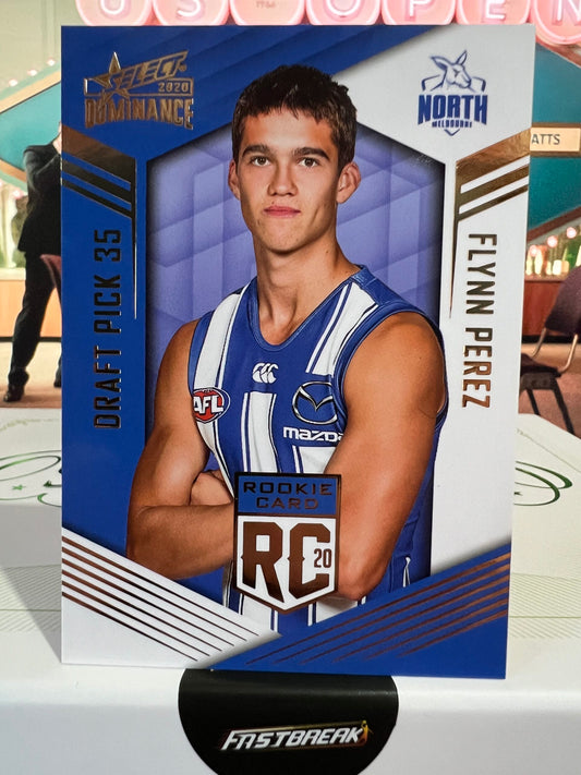 Flynn Perez - North Melbourne - 2020 - Dominance - Rookie Card - 282/295