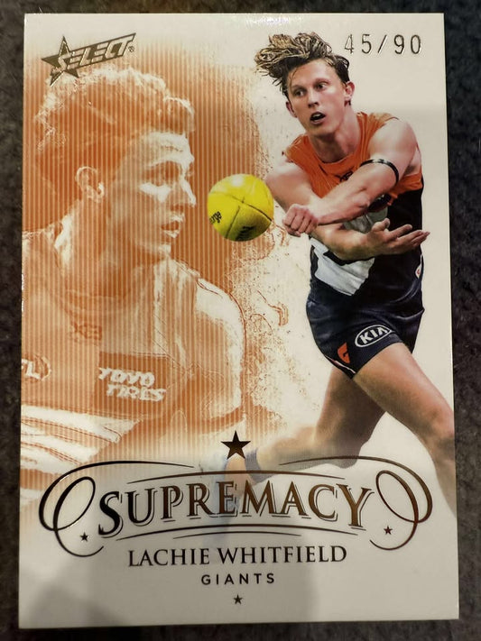 Lachie Whitfield GWS 2021 Supremacy Base 45/90