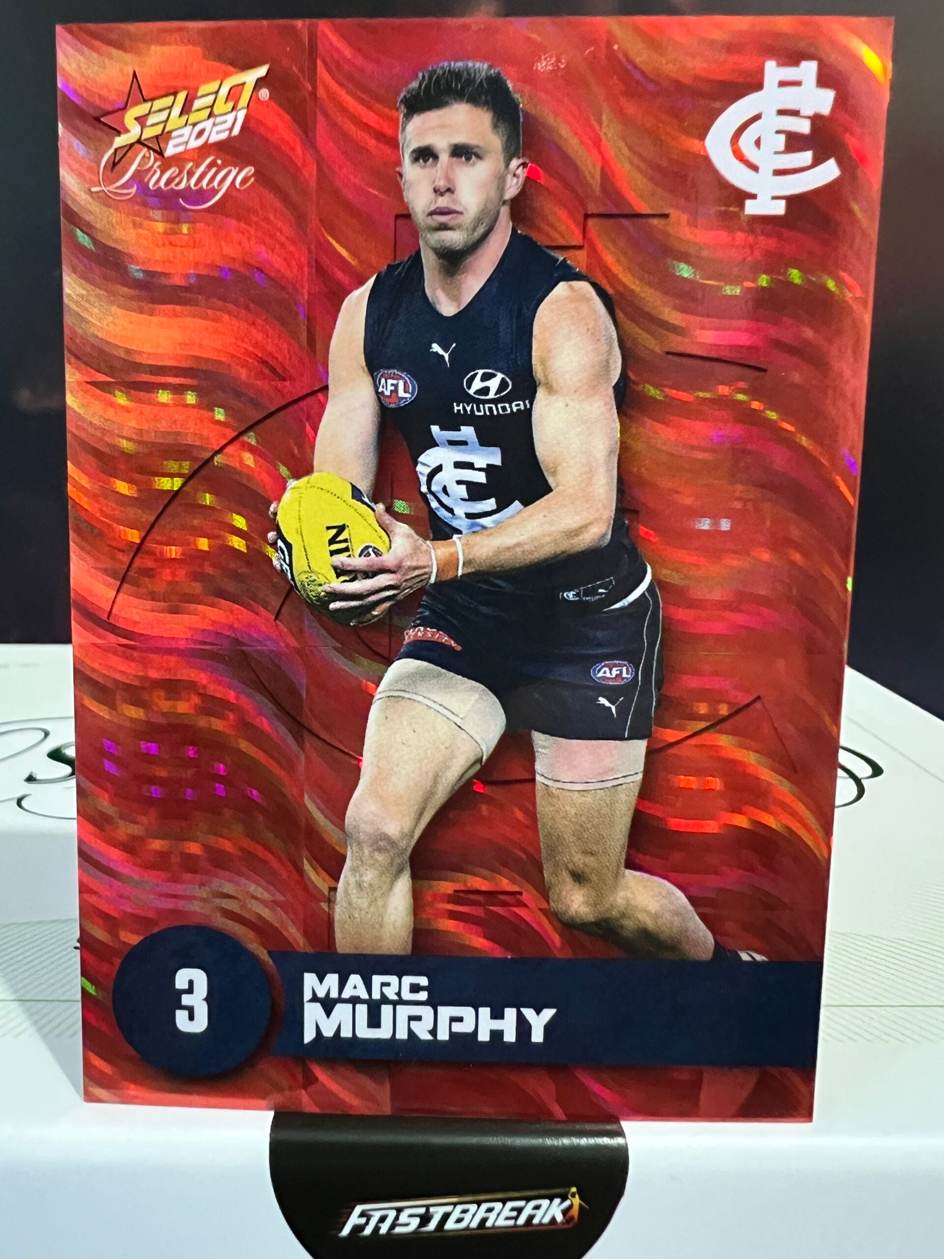 Marc Murphy - Carlton - 2021 - Prestige - Red Paralell - 184/210