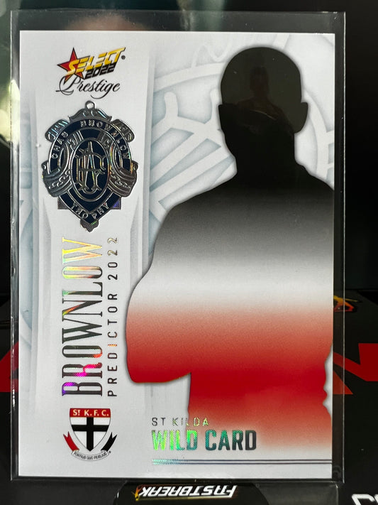 Wild Card St Kilda 2022 Footy Stars Prestige Platinum Brownlow Predictor 35/60