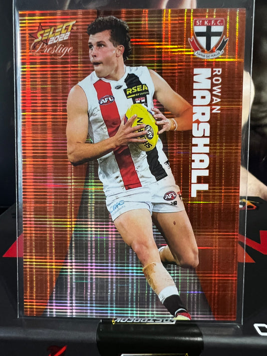 Rowan Marshall St Kilda 2022 Footy Stars Prestige Orange Parallel 112/210
