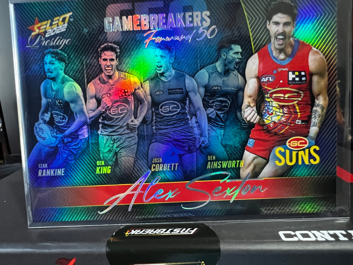 Alex Sexton - Gold Coast - 2022 - Footy Stars Prestige - Gamebreakers - 570/750
