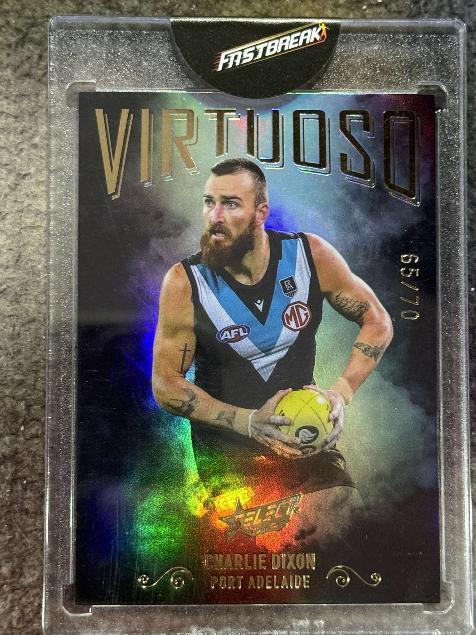 Charlie Dixon Port Adelaide 2022 Footy Stars Virtuoso 65/70