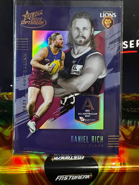 Daniel Rich - Brisbane - 2022 - Optimum - All Australian - 167/195