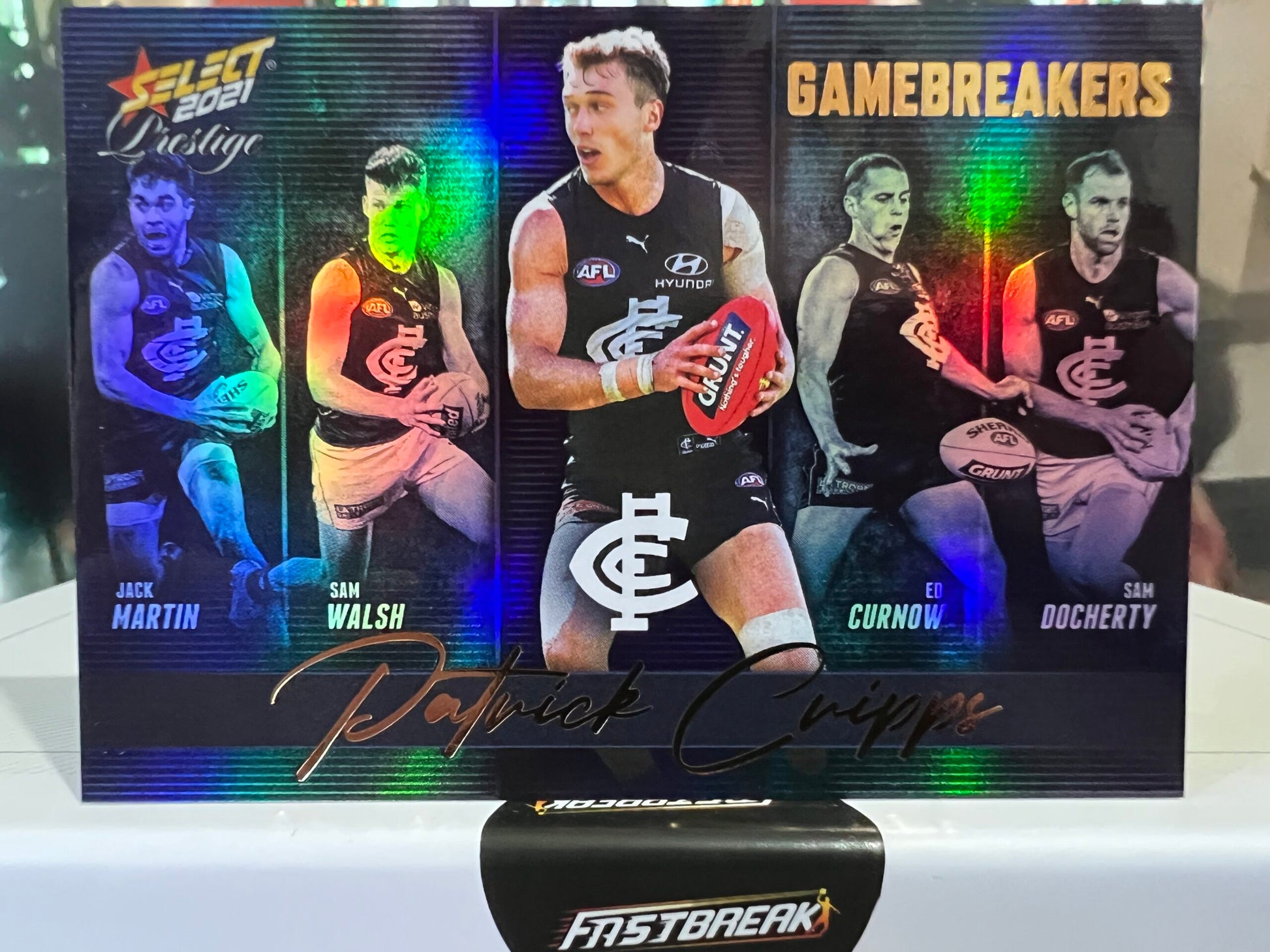 Patrick Cripps - Carlton - 2021 - Prestige - Gamebreakers -