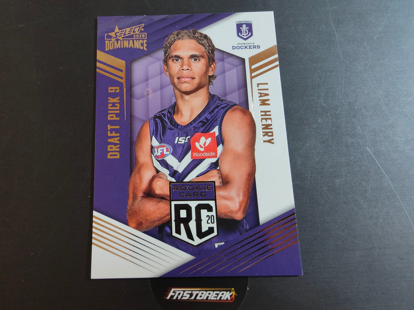 Liam Henry - Fremantle - 2020 - Dominance - Rookie Card - 112/295