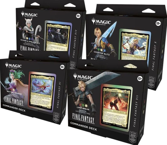 Magic Final Fantasy - Commander Deck Display