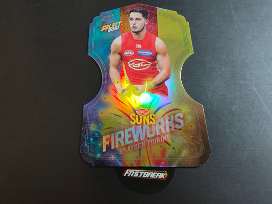 Brayden Fiorini - Gold Coast - 2020 - Footy Stars - Fireworks - 173/210