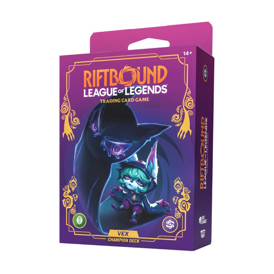 Riftbound: League of Legends TCG – Champion Deck Display – Unleashed Vex/VI
