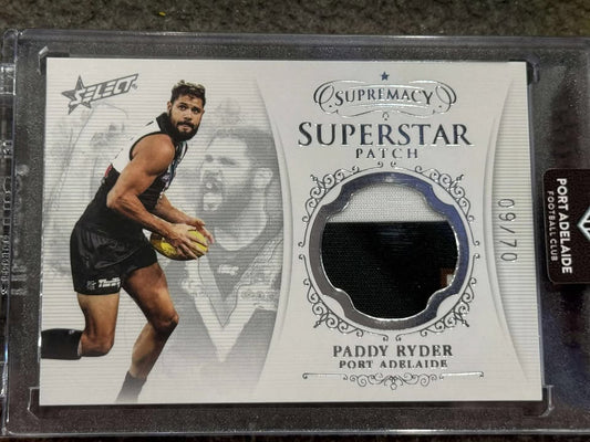 Paddy Ryder Port Adelaide 2019 Supremacy Superstar Patch 09/70