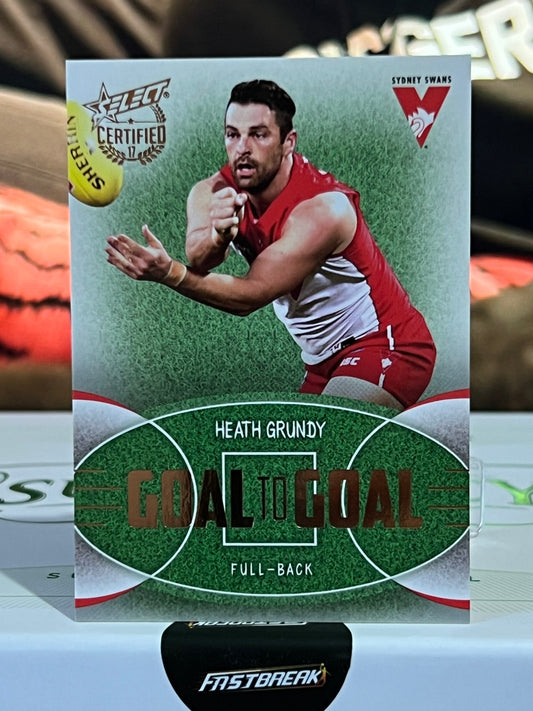 Heath Grundy - Sydney - 2017 - Certified - Goal to Goal - 218/285